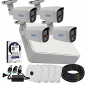 Комплект видеонаблюдения на 4 камеры FullHD для улицы Kit-4SS-7622