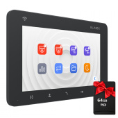 WiFi AHD відеодомофон із переадресацією викликів на смартфон Slinex SM-07N Cloud (grafit)