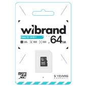 Карта пам'яті micro micro SDXC 64GB Wibrand UHS-1