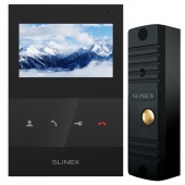 Комплект видеодомофона с записью Slinex SQ-04M Kit box (Black)