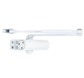 Дотягувач дверей 40-65 кг SEVEN DC-7742HP white (механізм фіксації дверей)