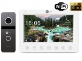 Комплект FullHD домофону з Wi-Fi та записом Neolight NeoKIT HD WF Graphite (Kappa + HD WF + Solo FHD)