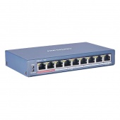 8-портовый неуправляемый POE коммутатор Hikvision DS-3E0109P-E(C)