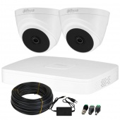 Комплект 5Мп системы видеонаблюдения Dahua Kit 5MP-2Eyeball