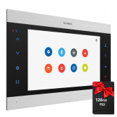 Wi-Fi 10" відеодомофон із переадресацією викликів на смартфон, квадратором та записом відео Slinex SL-10N Cloud (silver + black)