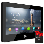 Гібридний (FHD+IP) Wi-Fi відеодомофон 10" Neolight MEZZO Hybrid (Black) із переадресацією виклику на смартфон