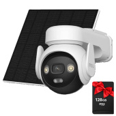 5Мп IP Wi-Fi 4G відеокамера з акумулятором та сонячною панеллю Imou Cell PT 4G KIT 2 (IPC-B7ED-5M0TEA-EU/FSP14) (3.6мм)