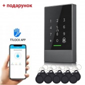 Bluetooth контроллер доступа с клавиатурой и управлением с мобильного приложения TTLOCK K-2 + ключи в подарок