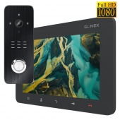 FullHD домофон с записью по движению Slinex SM-07MHD (Dark grey) и 2Мп видеопанель CP-7507FHD