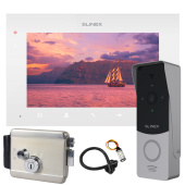 Full HD комплект відеодомофону з електромеханічним замком Slinex SQ-07MTHD-Lock-Kit White