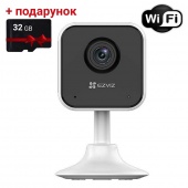 2Мп Wi-Fi IP видеокамера EZVIZ CS-H1C (1080P) + карта памяти 32Гб в подарок