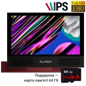 IPS видеодомофон Slinex Sonik 10 (Black + сменные панели) + SD карта 64Гб в подарок!