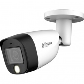 5Мп Smart Dual Light HDCVI камера видеонаблюдения с двойным освещением и микрофоном Dahua DH-HAC-HFW1500CMP-IL-A (2.8мм)