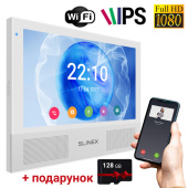 Wi-Fi відеодомофон Slinex Sonik 7 Cloud AI white з AI-детекцією, записом та додзвоном на смартфон