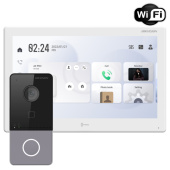 Премиум IP Wi-Fi 10" комплект Android видеодомофона HikVision DS-KH95-CR-KIT (дозвон и управление с телефона)