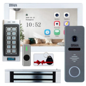Домофон с электромагнитным замком и кодовой клавиатурой в офис SEVEN DP-7570 FHD Office Kit Pro