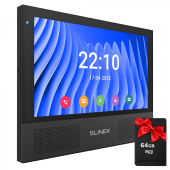 Wi-Fi відеодомофон Slinex Sonik 7 AI black з AI-детекцією, записом та додзвоном на смартфон