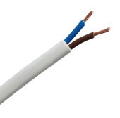 Провід ШВВП 2х0,75 білий (Україна, Sokol)