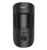Беспроводной датчик движения с камерой и фотофиксацией по тревоге и по запросу Ajax MotionCam HDR (PhOD) Jeweller black