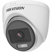 2Мп ColorVu TurboHD камера відеоспостереження Hikvision DS-2CE70DF0T-PF (2,8 мм)