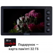 Відеодомофон 7 дюймів із записом SEVEN DP-7573 black + SD карта 32Гб у подарунок!