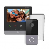 Комплект 4,3" відеодомофону Hikvision Smart-Kit-4D (DS-KH6100-E1 + DS-KV6103-PE1(С) (керування зі смартфона)