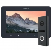 Комплект відеодомофона з детектором руху та записом відео Slinex SM-07MHD Kit box (dark grey)