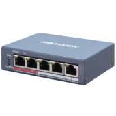 4-портовий керований POE комутатор Hikvision DS-3E1105P-EI