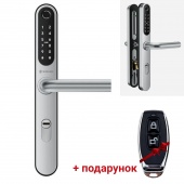 Розумний дверний біометричний замок SEVEN LOCK SL-7761BF silver (без врізної частини)