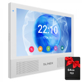 Wi-Fi відеодомофон Slinex Sonik 7 AI white з AI-детекцією, записом та додзвоном на смартфон