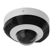 5Мп IP камера відеоспостереження Ajax DomeCam Mini white (2.8мм) з мікрофоном та можливостями штучного інтелекту