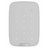 Беспроводная сенсорная клавиатура Ajax Keypad Plus (8EU) white со считывателем карт Pass и брелоков Tag