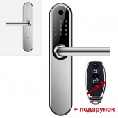 Розумний дверний біометричний замок SEVEN LOCK SL-7768BF silver (без врізної частини)