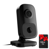 4Мп Wi-Fi камера відеоспостереження Ajax IndoorCam black з ІЧ-датчиком руху та вбудованим ШІ