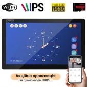 IP видеодомофон 10" с Wi-Fi и переадресацией звонка SEVEN DP-7517FHDW - IPS black