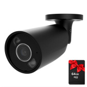 8Мп IP камера Ajax BulletCam HL black (2.8 мм) з мікрофоном, можливостями AІ, TrueWDR, PoE та гібридним підсвічуванням