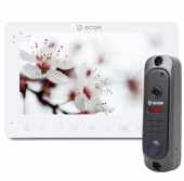 Комплект видеодомофона с записью видео BCOM BD-780M White Kit box