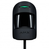 Дротовий датчик руху для приміщень Ajax MotionProtect Fibra black