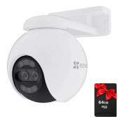 8Мп + 2Мп Wi-Fi камера з можливістю панорамування та нахилу Ezviz CS-H80X (4мм)