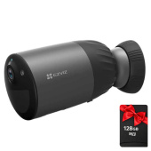 Бездротова вулична Wi-Fi камера з акумулятором, мікрофоном та записом Ezviz CS-BC1C (4MP,W1)