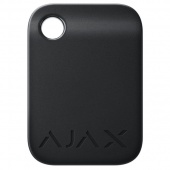 Защищенный бесконтактный брелок Ajax Tag black (комплект 3 шт)