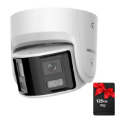 4Мп IP AcuSense відеокамера з оглядом 180°, вбудованим мікрофоном та динаміком Hikvision DS-2CD2346G2P-ISU/SL(C)