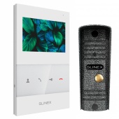 Комплект відеодомофону Slinex SQ-04 Kit box (White / Black)