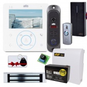 Комплект контроля доступа с домофоном, магнитным замком и бесперебойным питанием Kit Office - М1