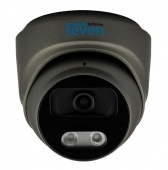 2Мп IP видеокамера уличная с ИК подсветкой и микрофоном SEVEN IP-7212PA black