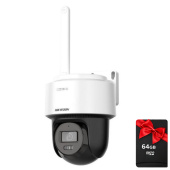 4Мп WiFi PT поворотна відеокамера з мікрофоном та динаміком Hikvision DS-2DE2C400IWG/W W (2.8мм)