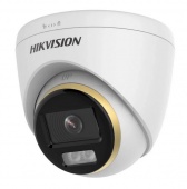 3К ColorVu Turbo HD відеокамера з ІЧ + LED підсвічуванням Hikvision DS-2CE72KF3T-L (2.8 мм)