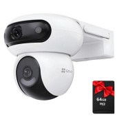 Поворотна Smart IP Wi-Fi 4Мп+4Мп відеокамера з автотрекінгом Ezviz H90 Dual 2K⁺ CS-H90