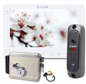 Комплект домофона с детектором движения и электромеханического замка BCOM Kit Home Lock