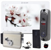 Комплект видеодомофона, электромеханического замка и считывателя BCOM Kit Lock-Access